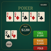 RoboCat - Poker Table Game - Texas Hold'em
